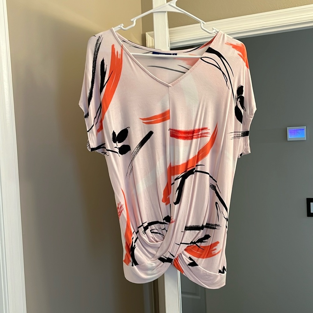 Apt. 9 Women’s Short Sleeve Top - Size L Multi Color
